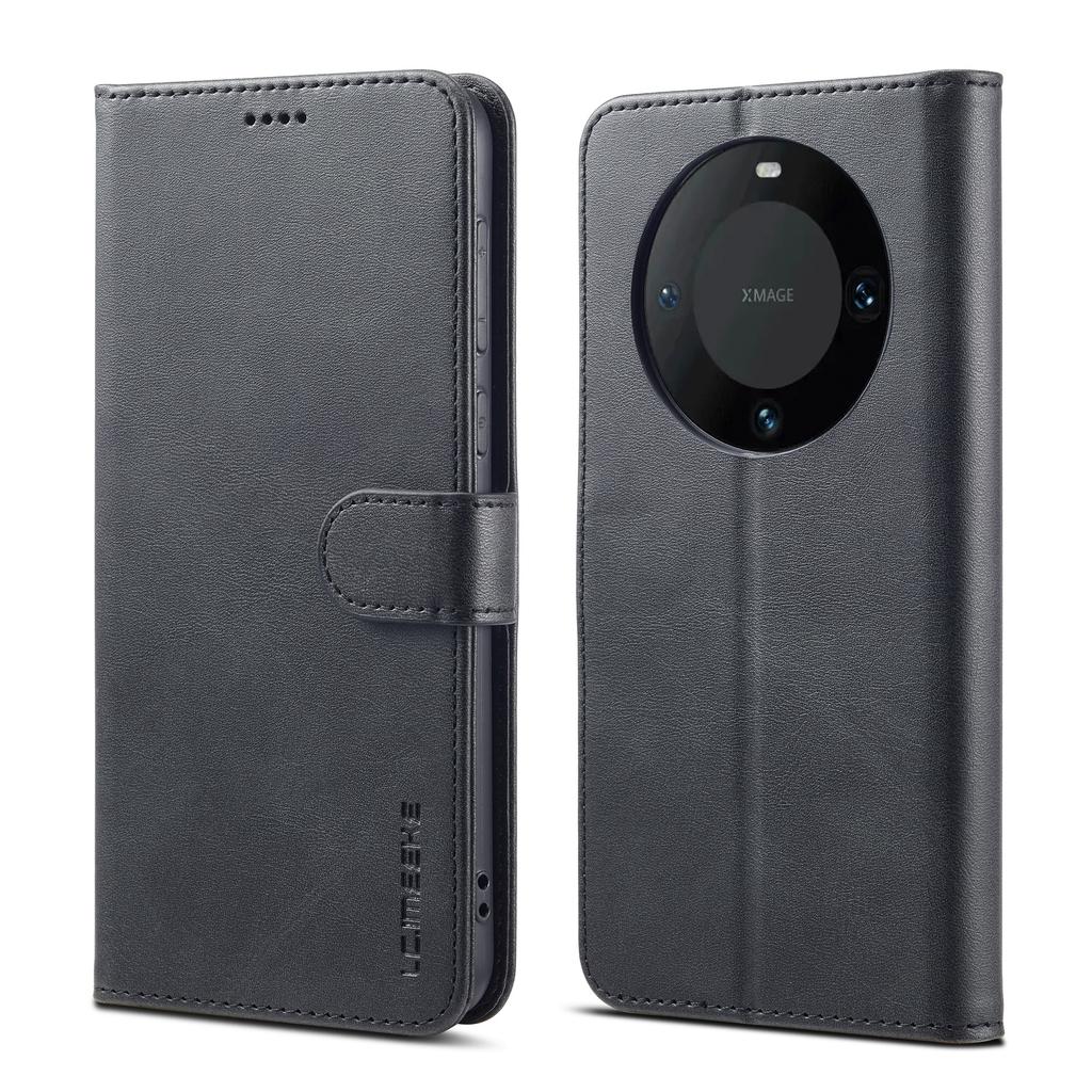 LC.IMEEKE For Huawei Mate 60 PU Leather Stand Wallet Phone Cover Magnetic Phone Case