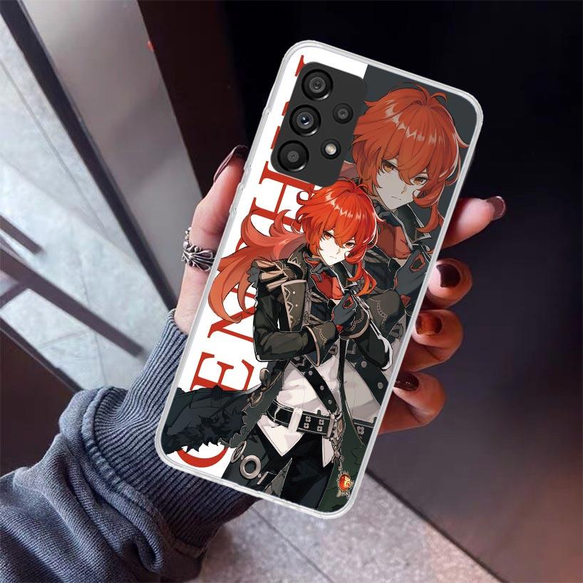 Genshin Impact Anime Phone Case For Samsung Galaxy A17 A57 A37 A16 A26 A36 A56 A15 A25 A35 A55 A14 A13 A54 A53 A34 A24 A33 A23 G