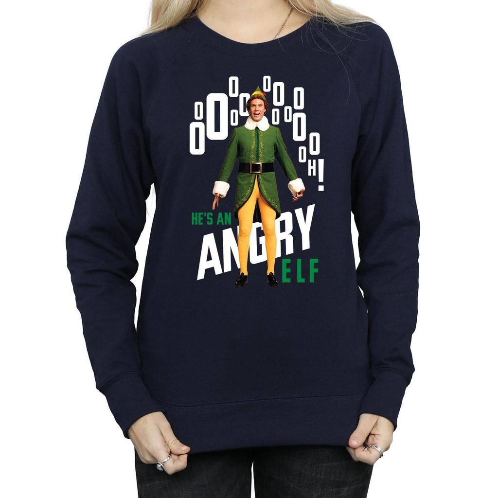 Elf Womens/Ladies Angry Elf Sweatshirt