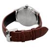 CASIO BESIDE Quartz Sapphire Brown Leather International Model [Casio] Men's Watch, Glass, BMS-100L-5AV, Band, 24-Hour Display, Silver, [Used]