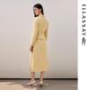 ELLASSAY 100% Lamb Wool Elegant A-Line Dress