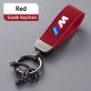 1PC Suede Car Logo Keyring Keychain Key Chain Pendant For BMW M 1 2 3 4 5 7 Series X1 X3 X4 X5 X6 X7 F10 F30 E46 E60 Accessories Cypd20