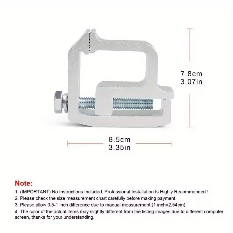 1pc Car Modification Truck Top Cover Camper Housing Mounting Clamp Heavy Duty Retainer