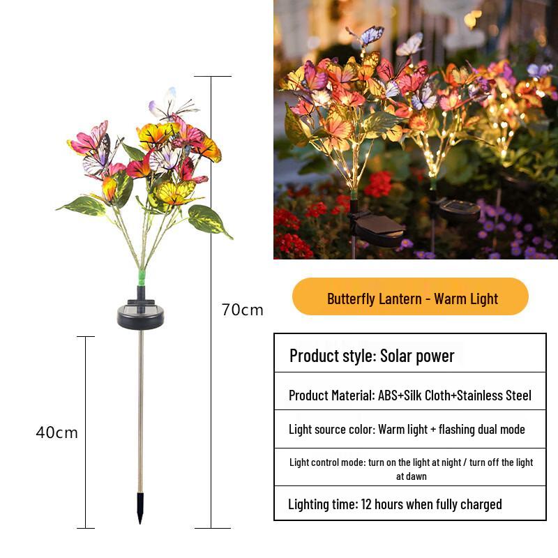 Nufeng Solar Butterfly Garden Light
