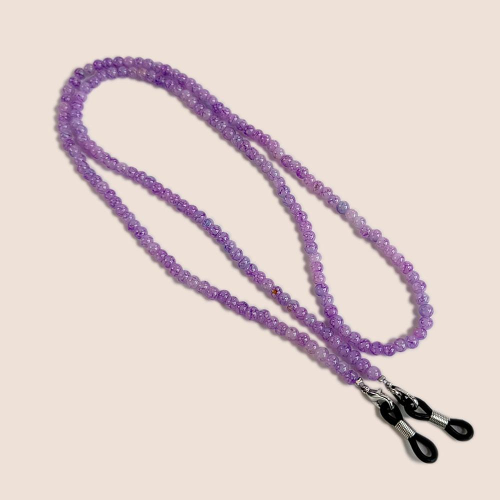 Colored Glass Glasses Chain Handmade Beads Eyeglass Holder Beaded Eyeglasses Chain Travel