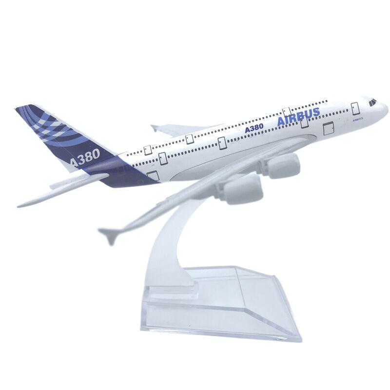 

Airbus A380 Original Model Alloy Aircraft Model 16cm белый