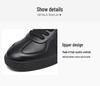 Men's German Training Shoes - 2025 Autumn Collection: Genuine Leather, Versatile & Fashionable White Casual Sneakers