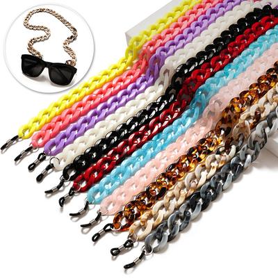 Mode Brillen Zonnebrillen Ketting Brillenhouder Acryl Vrouwen Sieraden Ornamenten
