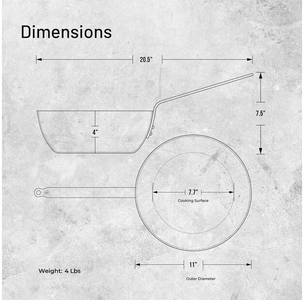 De Buyer Mineral B Element 28 Cm Frying Pan (5614.28)