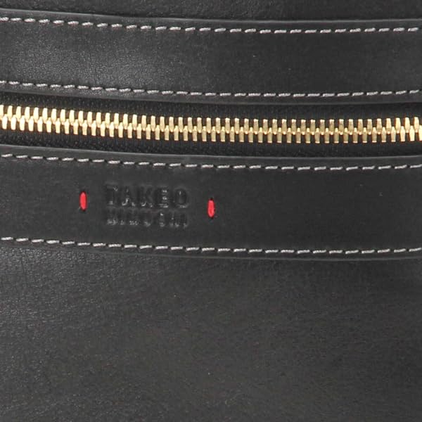 Takeo Kikuchi Manchester Leather One-Shoulder Bag No. 705961 Black