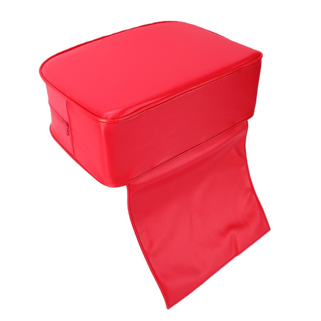 Child Hairdressing Chair Cushion PU Thickened Soft Barber Chair   Pad Small Size Red