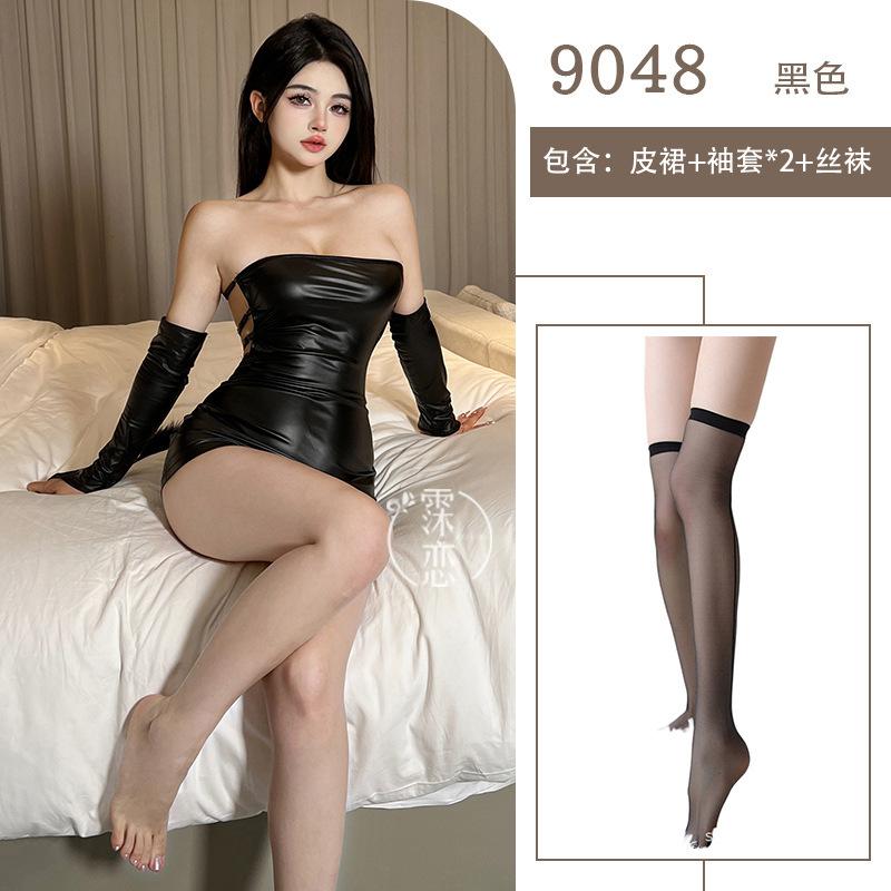 Sex Underwear, Sexy Tube Top, Hip Wrap Temptation, Hot Nightclub Halter, Small Chest, Big Leather Skirt, Passion Suit