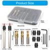 Heat Resistant 13 Pack/set Multi Purpose Welding Spots Cleaner Bits High Precise Corrosion Resistant Quick Installation