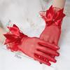 Women's Vintage Lace Bow Gloves for Evening Party Prom