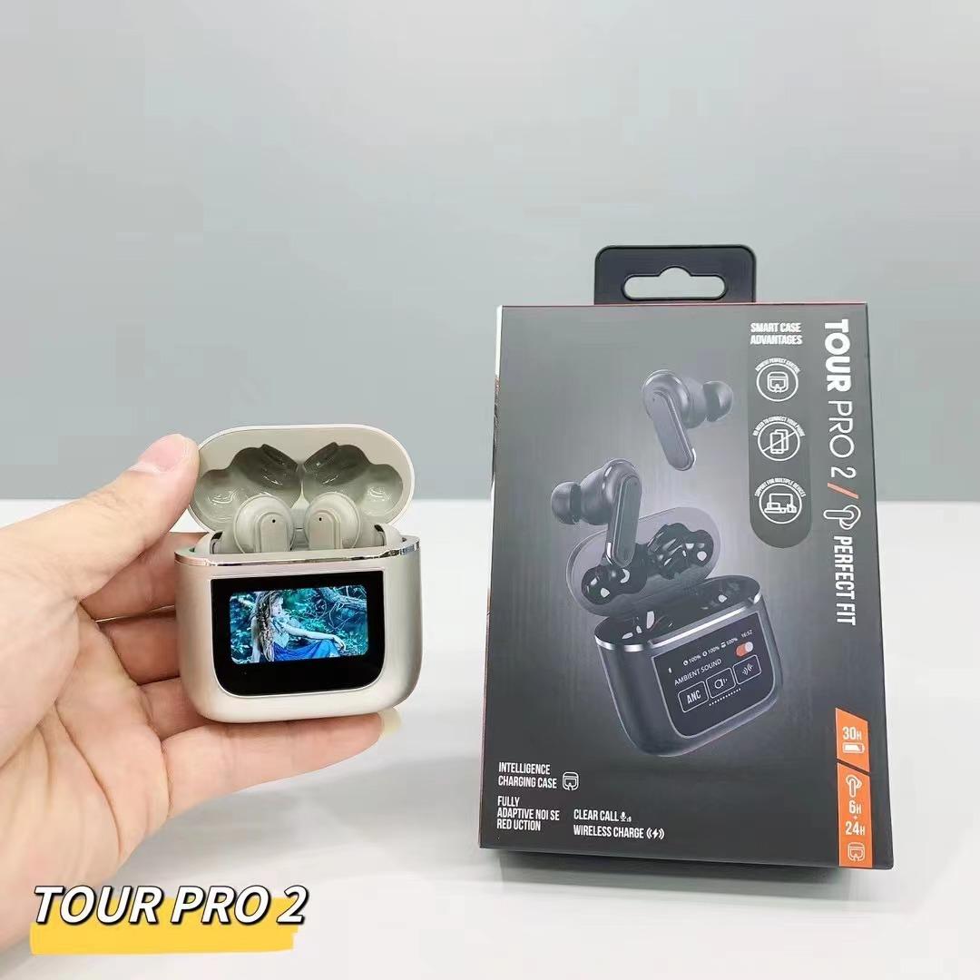 

JYL Earbuds TOURPRO2 Display Touch Noise Cancelling Gold маковий