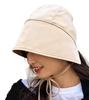 Sleeping Sheep Cute Hat with UV Silk and Drawstring Women's Babushka-Style Protection, Sunshade, (Beige)