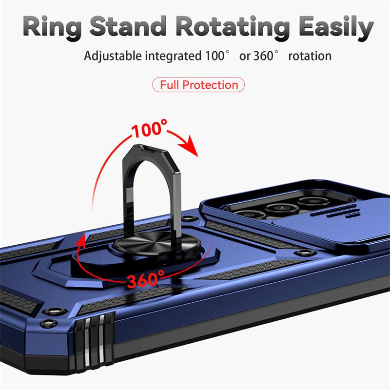 Shockproof Military Grade Armor Case For Samsung Galaxy A14 A24 A34 A54 Magnetic Ring Protect Cover For Samsung A 54 34 24 14