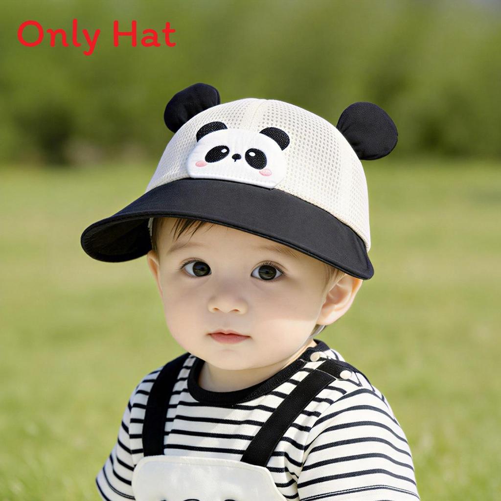 Baby Toddler Summer Breathable Mesh Sun Hat With Wide Brim For Outdoor Sun Protection