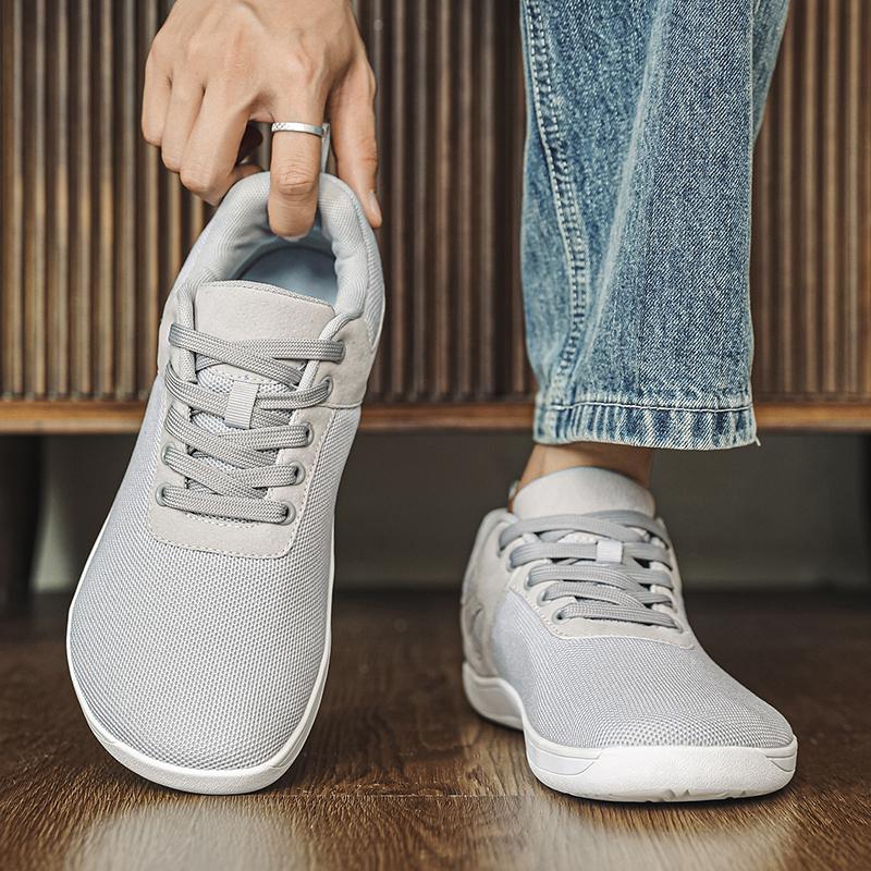 Size 48 Zero Drop Outdoor Sports Working Wide Toe Barefoot Men Shoes Casual Sneakers Slip On Ultra Light Breathable Soft Bottom