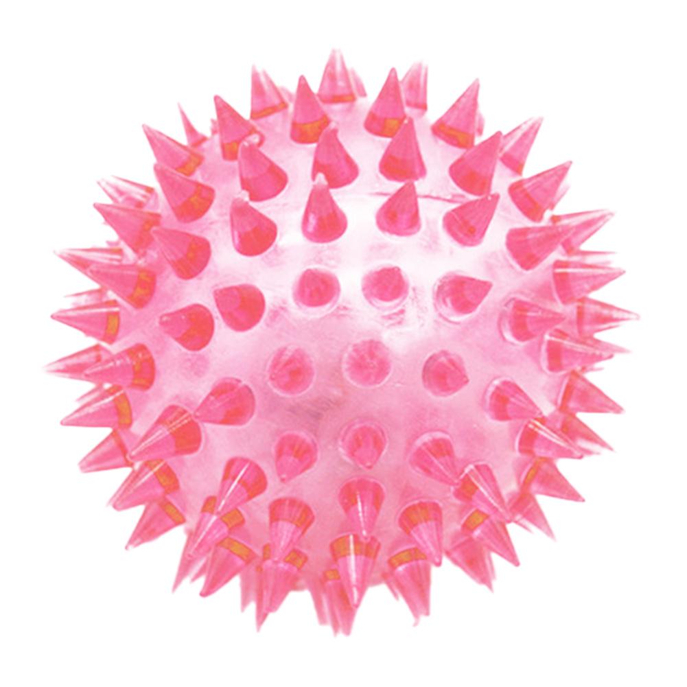 Pet Dog Toys Cat Puppy Sounding Toy Polka Squeaky Tooth Cleaning Ball TPR Training Pet Teeth Chewing Toy Thorn Balls Accessories