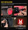 Car Rear LED Tail Lights For Jeep Wrangler CJ TJ YJ 1998-2006 Smoked 12v Drl Modified Brake Tail lamp