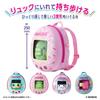 Tamagotchi Rolling Plush Toy with Backpack and [BANDAI] Mouth-Patch