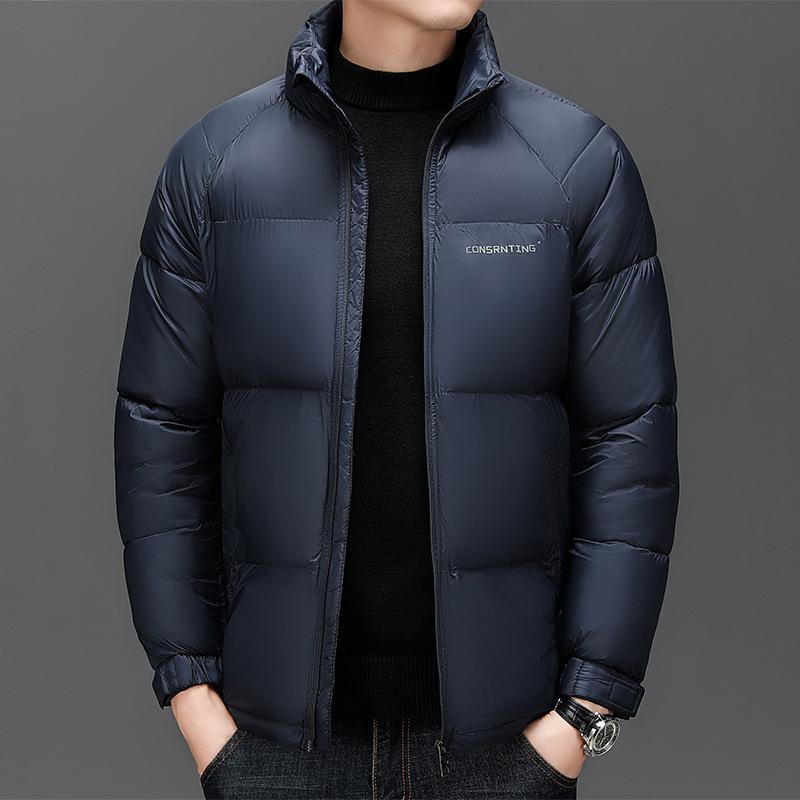 New Thickened and Warm Hong Kong Style Cotton Jacket with Winter American Stand-up Collar Bread Suits