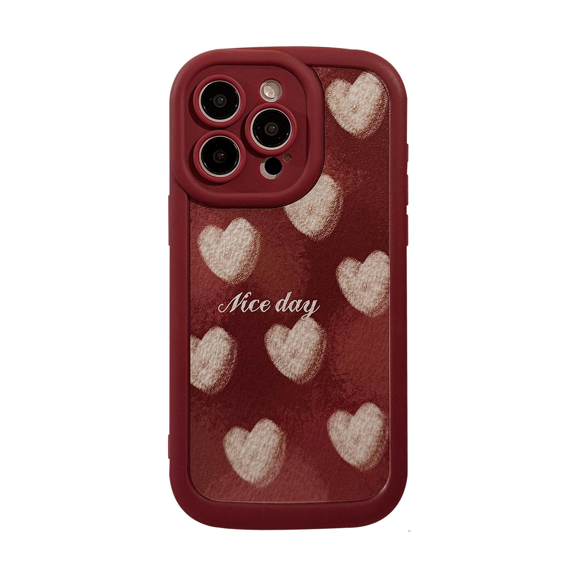 

Креативный чехол-сердце для iPhone 13 iPhone 15 iPhone 16 Pro Max iPhone 14