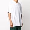 Off-White Marker Short-Sleeve Over Tee White/Blue Men Tops OMAA038E20JER0020145