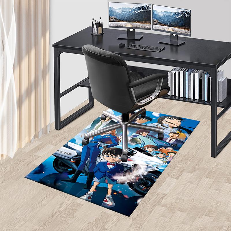 1pc Detective Conan Mystery Carpet for Playroom Bedroom Living Room Sofa Home Decor,kids Game Area Rug Non-slip Floor Mat Y72323