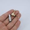 Right Angle Silver Gold Plated Audio 3.5mm Jack Male for Soldering 3 Pole Stereo 90 Degree Earphone Plug Connector Plug