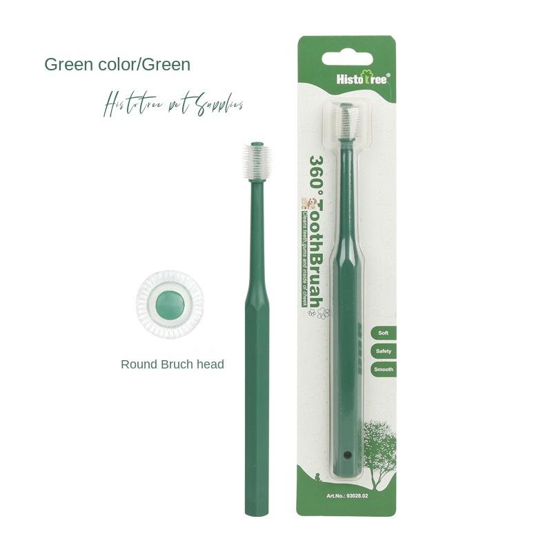 360 Degrees Pet Toothbrush Cat Brush Pet Toothbrush Cleaning Products Addition Bad Breath Tartar Teeth Dog Cat Cleaning Supplies