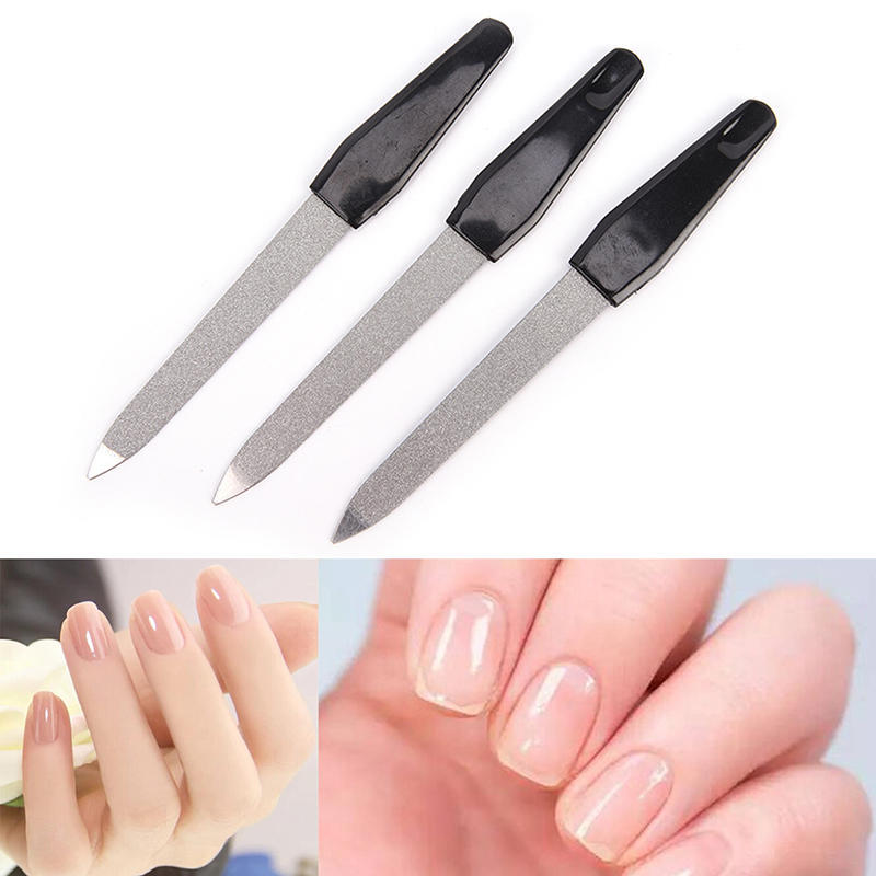 12.5Cm Stainless Steel Metal Nail Art File Manicure Pedicure Tool Nail Files