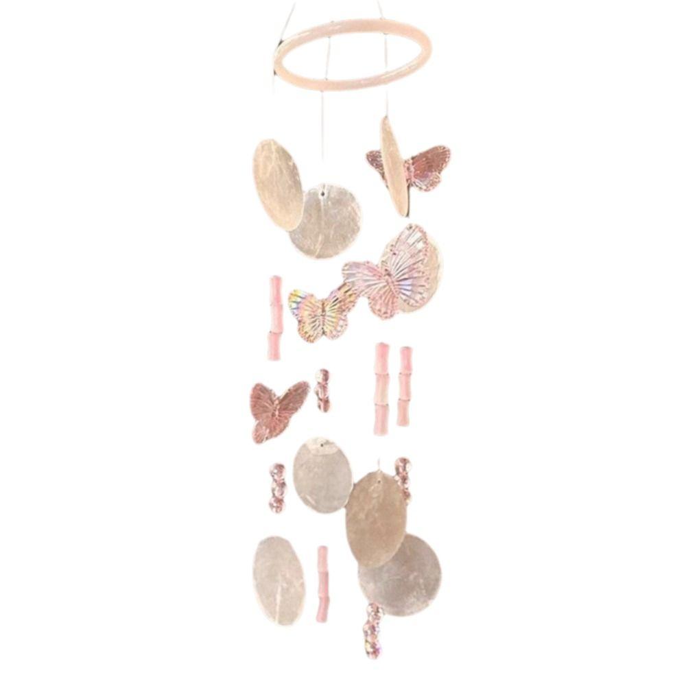 Koi Butterfly Wind Chimes Material Kit Home Decor Accessories Hanging Ornaments Courtyard