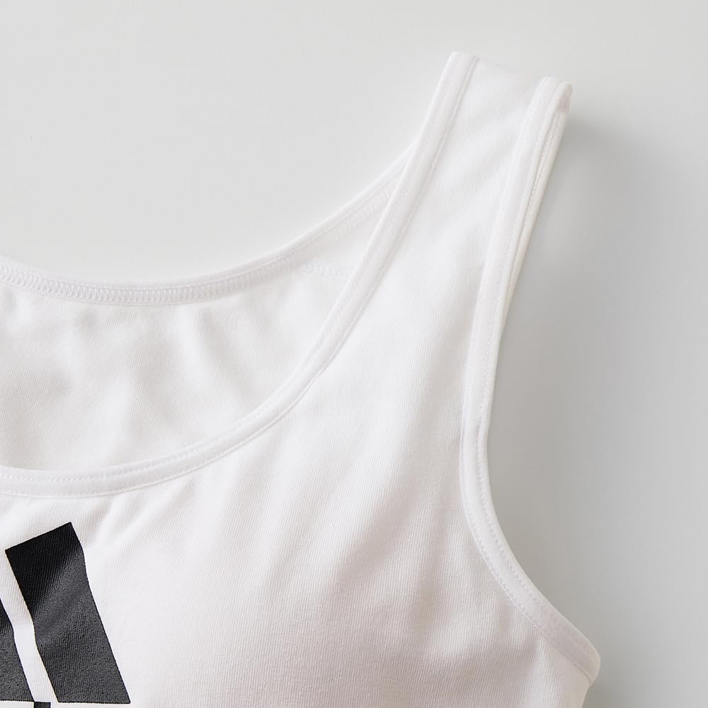 Adidas Tílko Big White Top, Ležérní, Savé, Rychleschnoucí, Logo, Dívky,