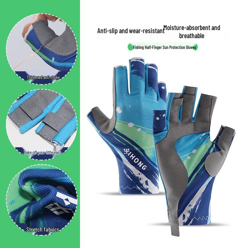 Xi Hong DYB-002 Outdoor Fishing Half-Finger Gloves M