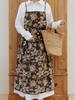 Sosomoso Floral One-piece Apron 2 Colors