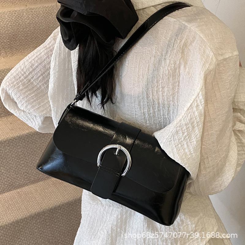 French Niche Underarm Small Bag Women's 2025 New Fashion Versatile Shoulder Bag High-end Commuter Messenger Bag Tide