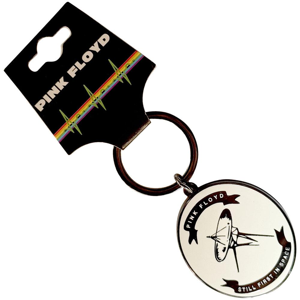 Pink Floyd First In Space Oval Keyring