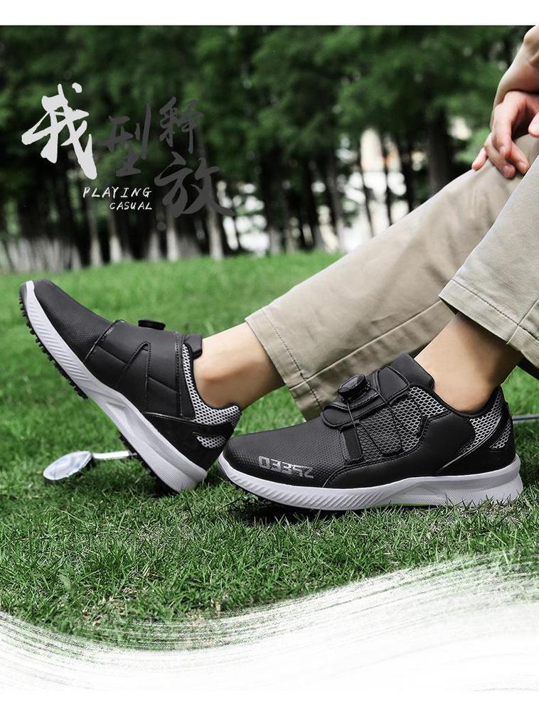 Men's Casual Golf Shoes - New Style Sliding Sports Footwear