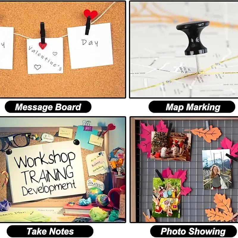 Multifunctional Pin Clip Set Creative Decorative Thumbtacks for Cork Board Map Photo Combination Home DIY Craft Supplies