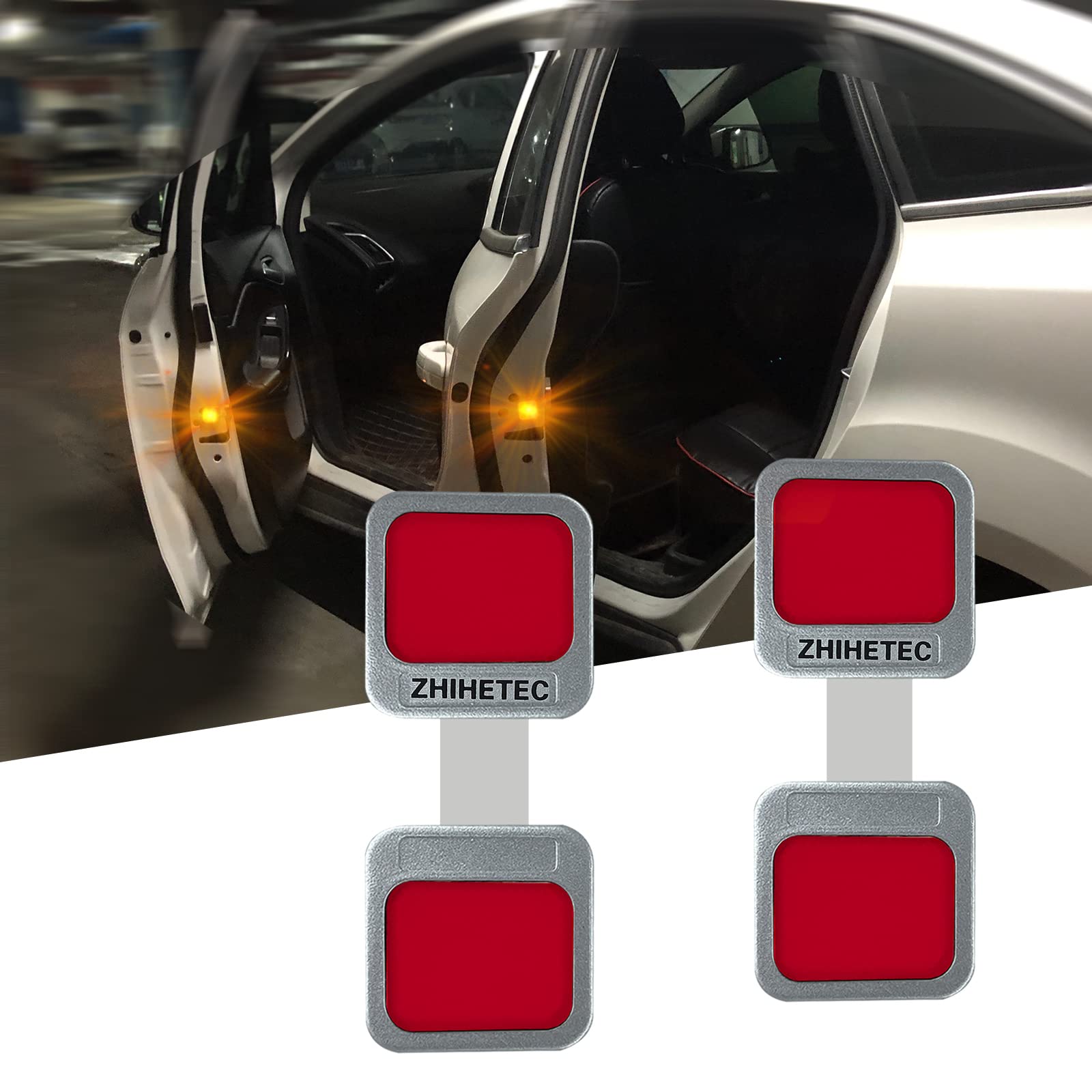 

Световой сигнал открытия/закрытия двери, Световой сигнал предупреждения об открытой двери, Световой сигнал предупреждения об открытой двери, Мигающий светодиодный сигнал, Предотвращает вход/выход серебряный