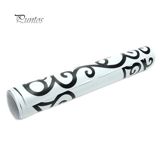 Wystrój domu 4 sztuki/arkusz Eleganckie zdejmowane okno Łazienka Lustro Winorośl Wall Art Kalkomania