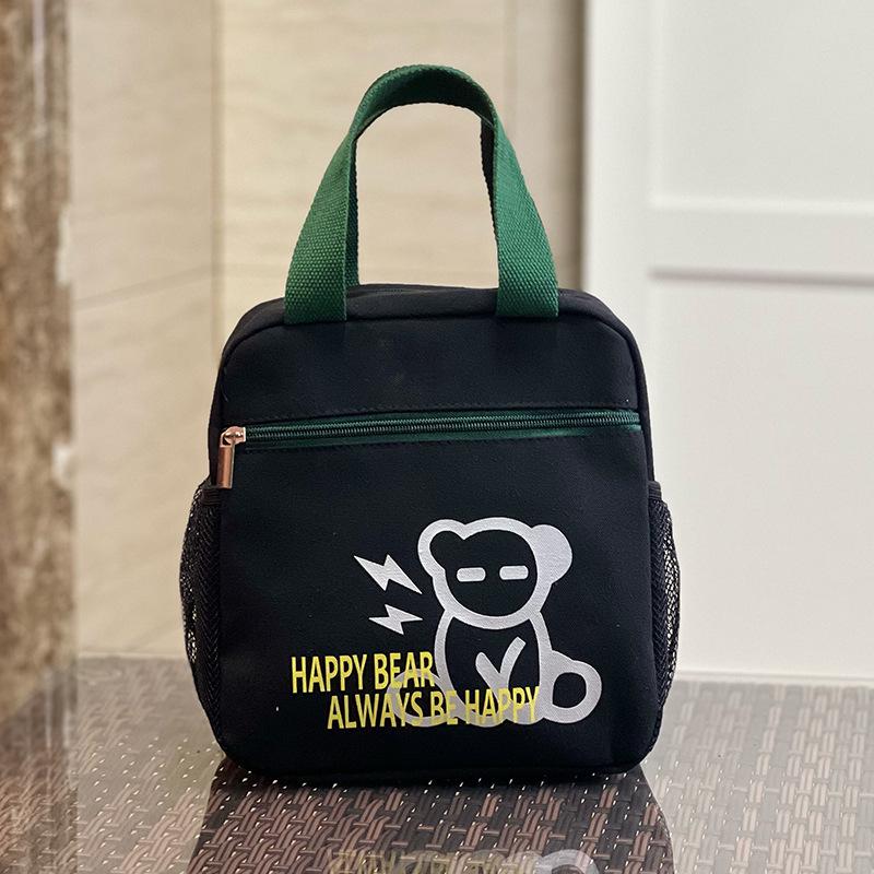 Children s Insulated Cartoon Lunch Bag - Waterproof Canvas Bento Handbag with Aluminum Foil 1580₽