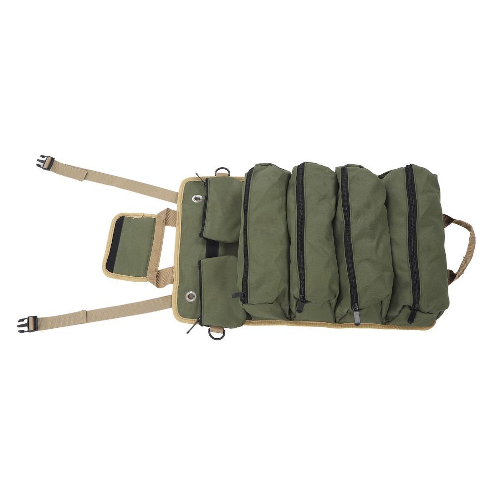 Professional Tool Roll Organizer Oxford Cloth Portable Tool Storage Bag Tool Organizer Gardening