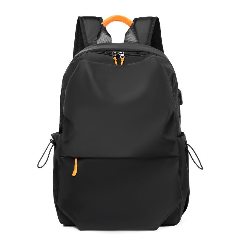 Backpack Outdoor Backpack Solid Color Business Commuter Computer Bag Student School Bag Breathable and Lightweight