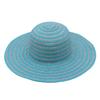 Summer Sun Hat Fresh Pinstripe Foldable Sunscreen Edge Hat Sun Hat, Ladies Hat