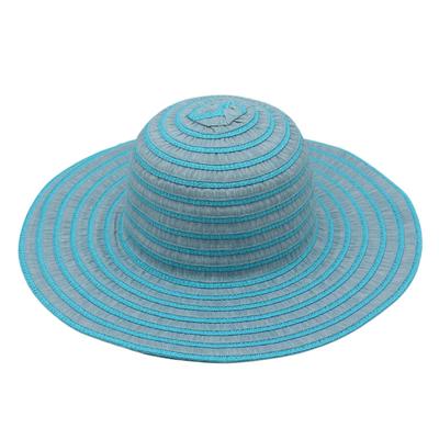 Summer Sun Hat Fresh Pinstripe Foldable Sunscreen Edge Hat Sun Hat, Ladies Hat