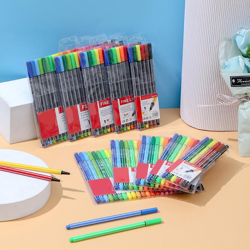 SKYGLORY Fineliner Pens 0.4mm Fine Tip Marker Drawing Color Pens Set Art Office School