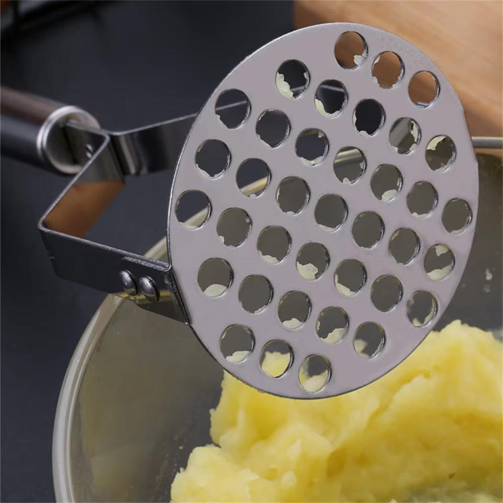 Stainless Steel Potatoes Masher Rust-proof Fruit Puree Maker Potato Presser  Vegetable